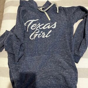 Texas Girl Blue Hoodie
